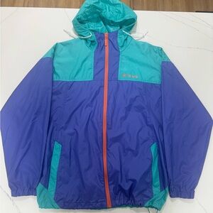Vintage Columbia windbreaker jacket 🌊
